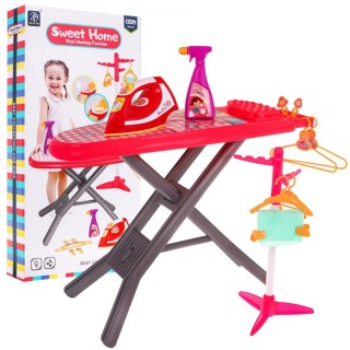 Veľká sada na Žehlenie pre deti 3+ Interaktívna žehlička + Rozprašovač + Doska + Príslušenstvo 17 ks.