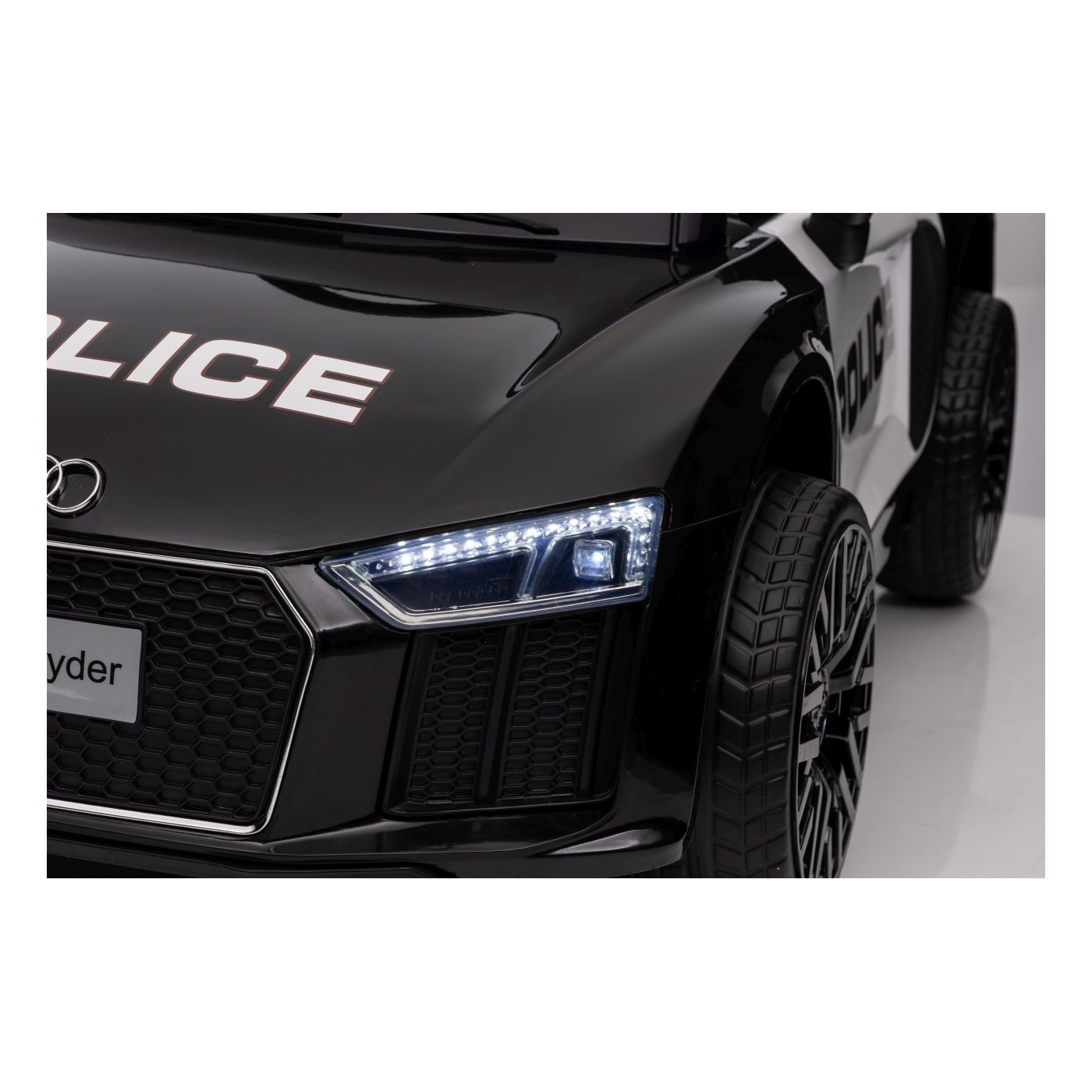 copy of Audi R8 na batériu pre deti Žltý + Ovládač + EVA + Pomalý štart + MP3 LED