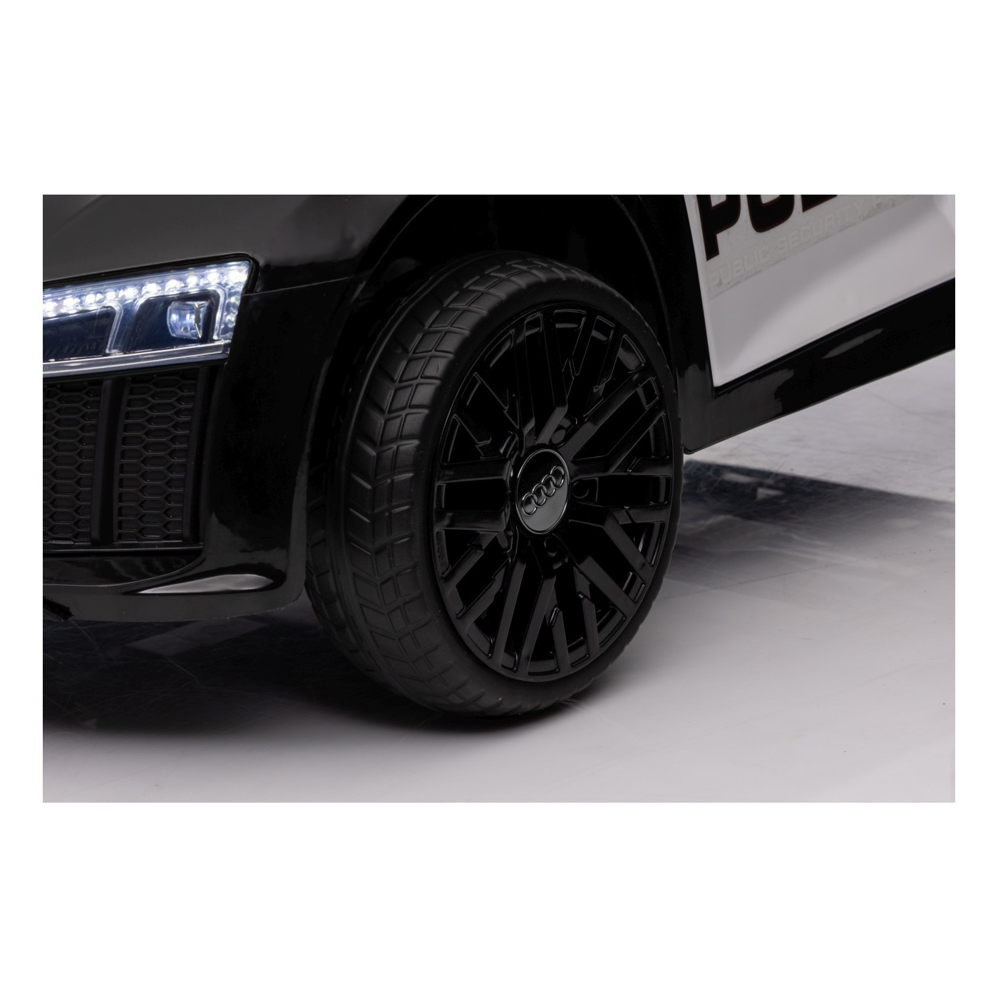 copy of Audi R8 na batériu pre deti Žltý + Ovládač + EVA + Pomalý štart + MP3 LED