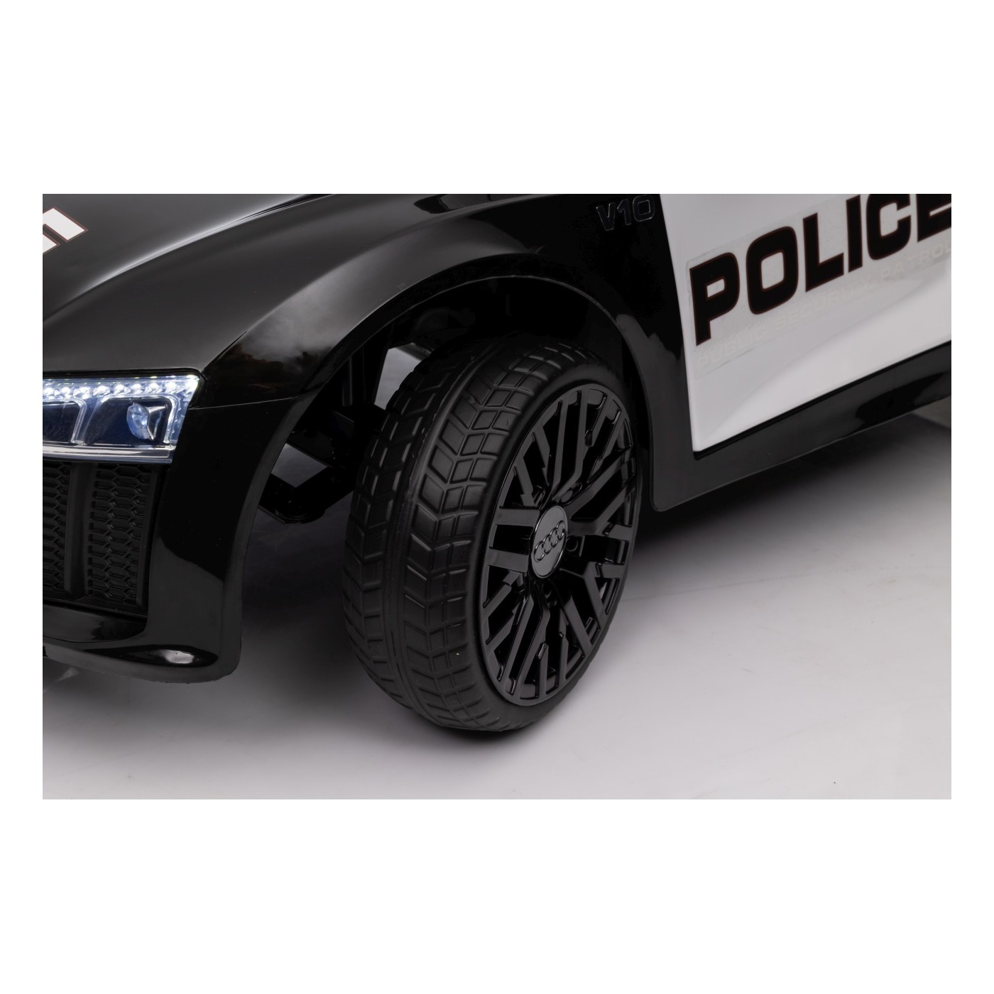 copy of Audi R8 na batériu pre deti Žltý + Ovládač + EVA + Pomalý štart + MP3 LED