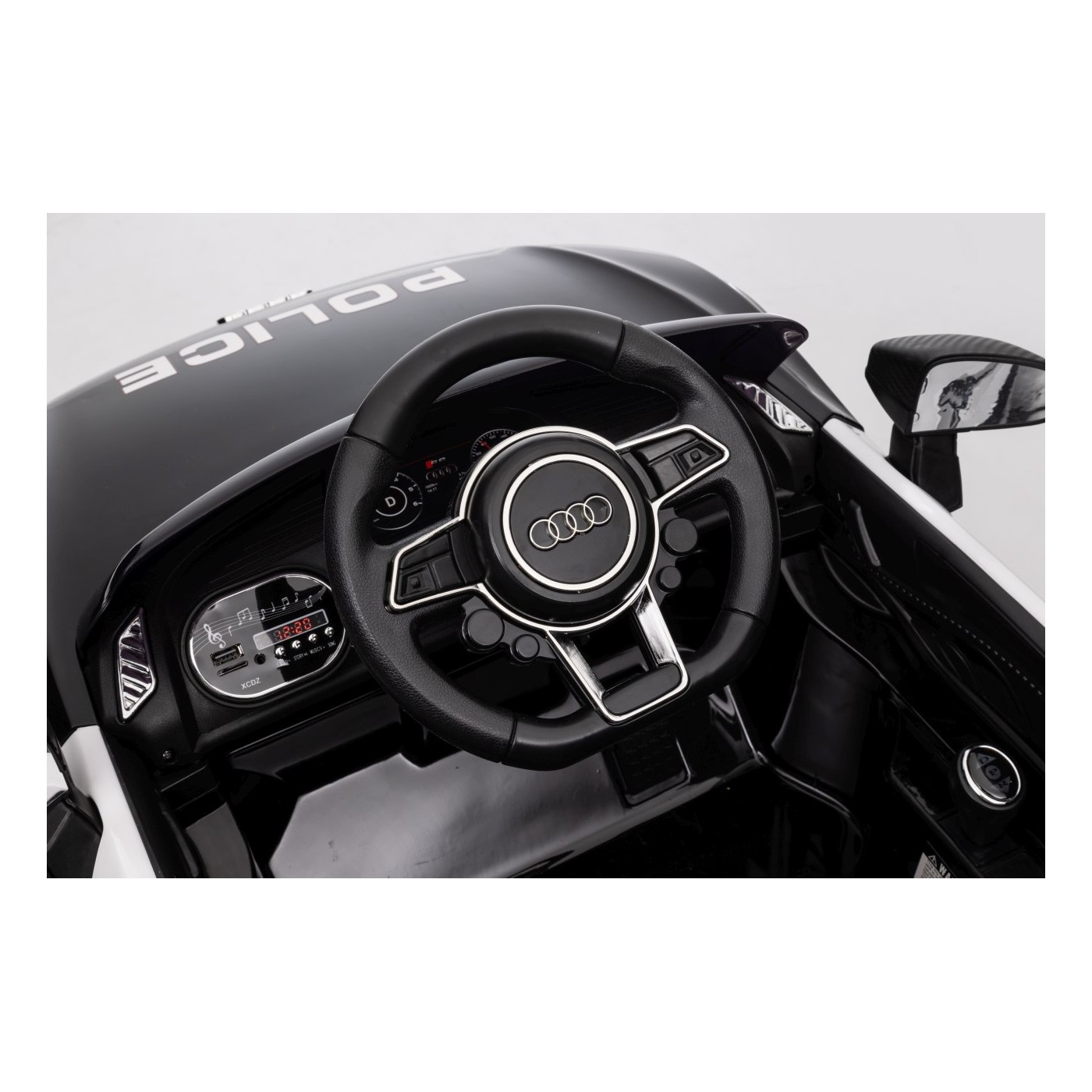 copy of Audi R8 na batériu pre deti Žltý + Ovládač + EVA + Pomalý štart + MP3 LED