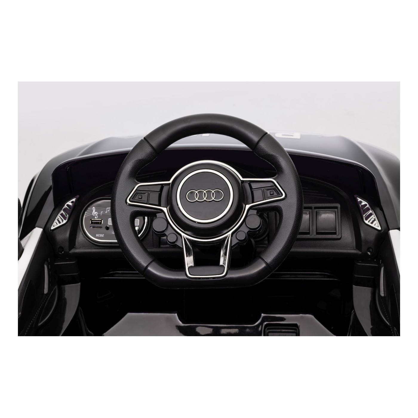 copy of Audi R8 na batériu pre deti Žltý + Ovládač + EVA + Pomalý štart + MP3 LED