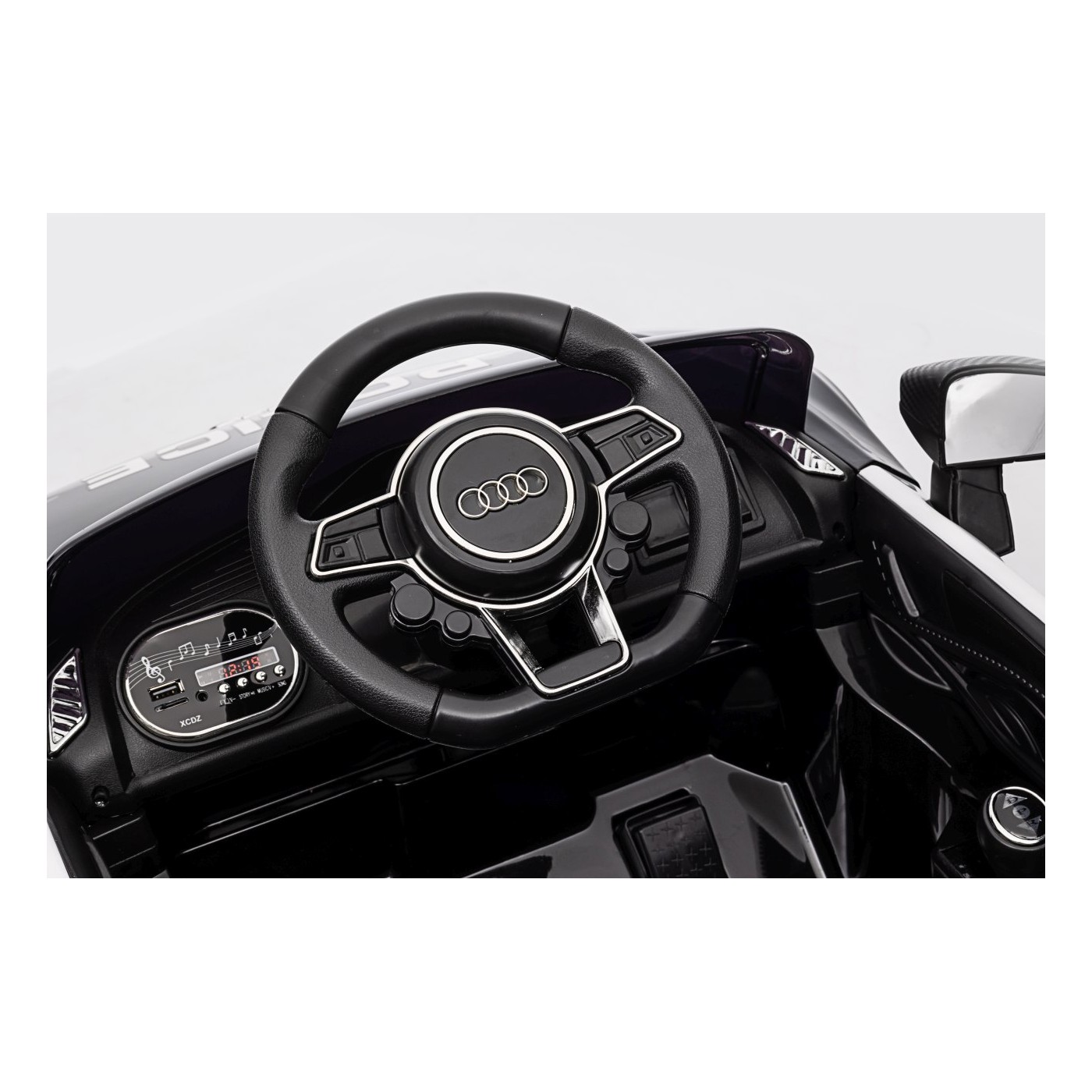 copy of Audi R8 na batériu pre deti Žltý + Ovládač + EVA + Pomalý štart + MP3 LED