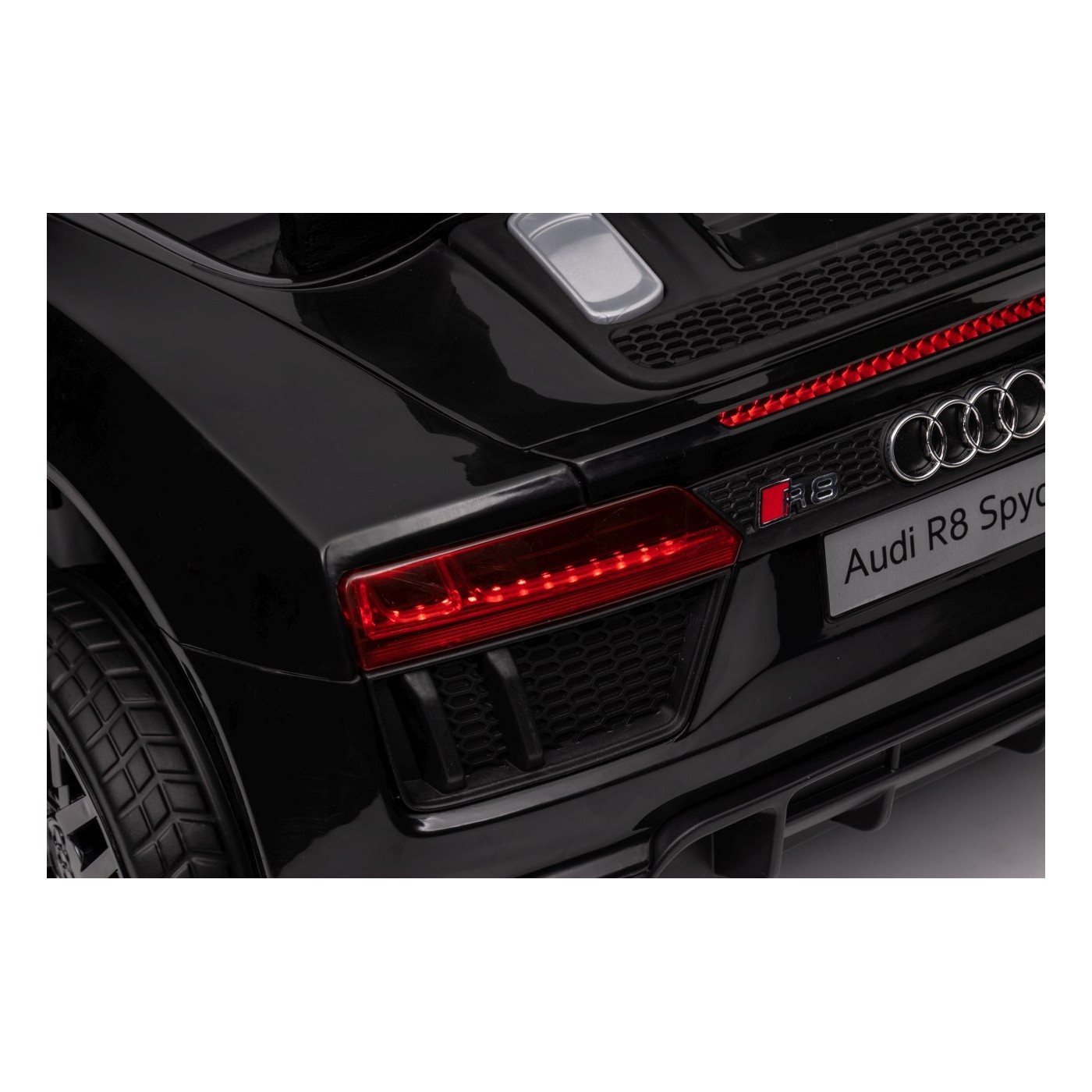 copy of Audi R8 na batériu pre deti Žltý + Ovládač + EVA + Pomalý štart + MP3 LED