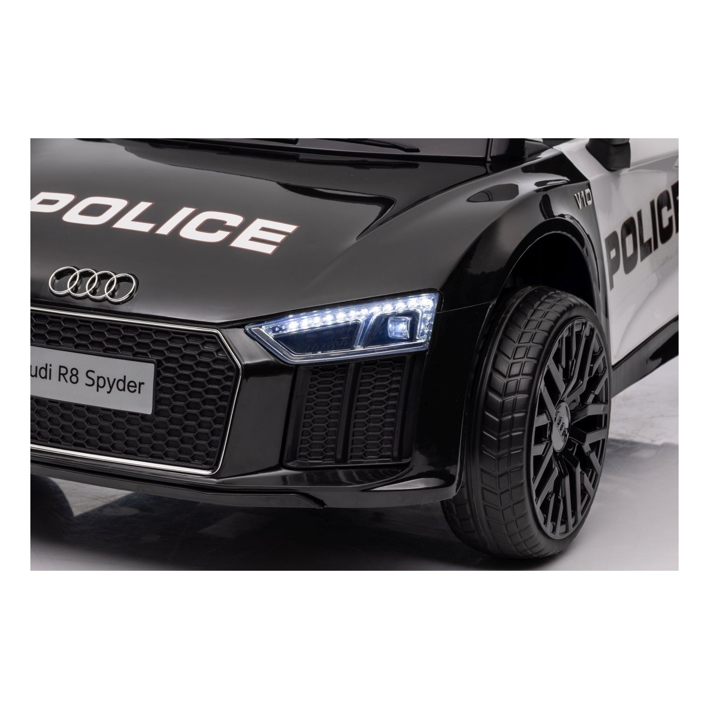 copy of Audi R8 na batériu pre deti Žltý + Ovládač + EVA + Pomalý štart + MP3 LED