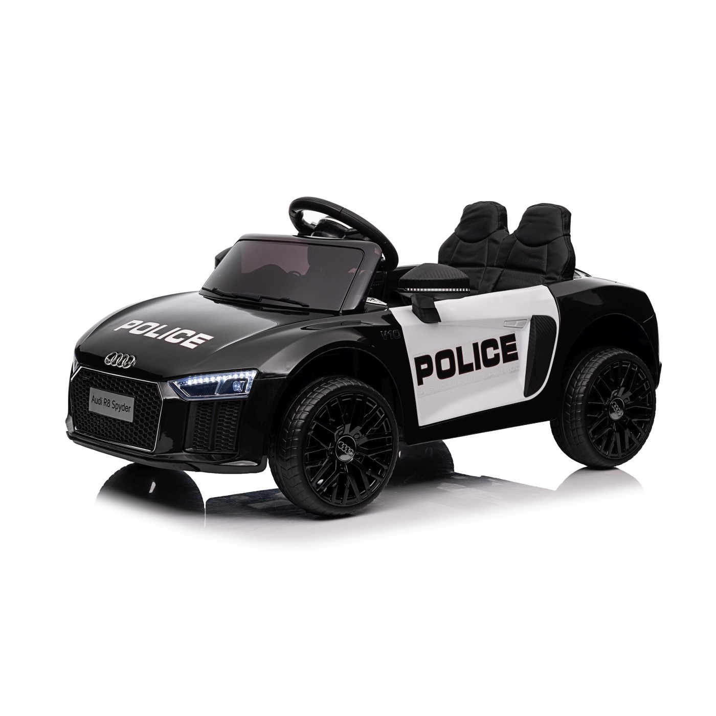 copy of Audi R8 na batériu pre deti Žltý + Ovládač + EVA + Pomalý štart + MP3 LED