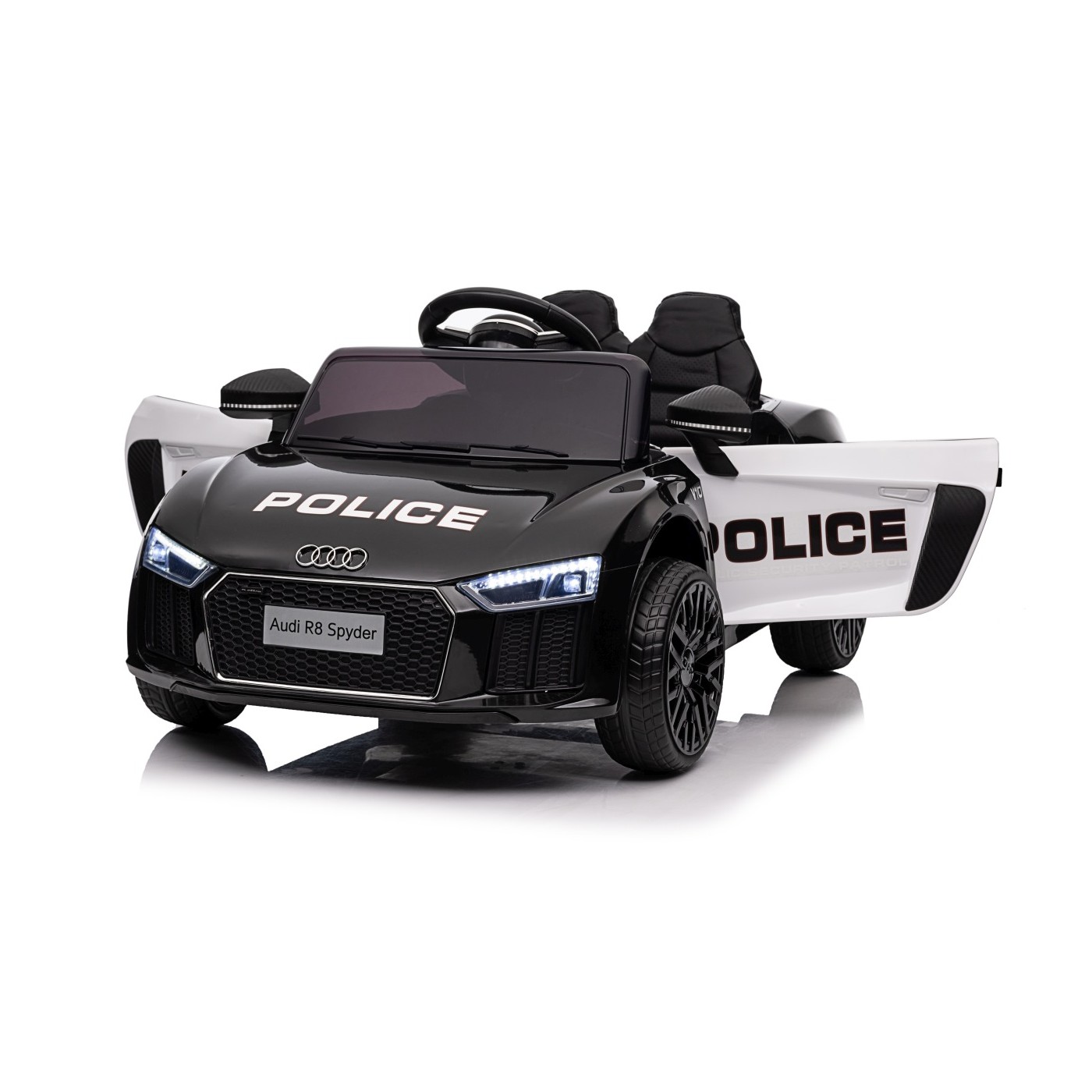 copy of Audi R8 na batériu pre deti Žltý + Ovládač + EVA + Pomalý štart + MP3 LED