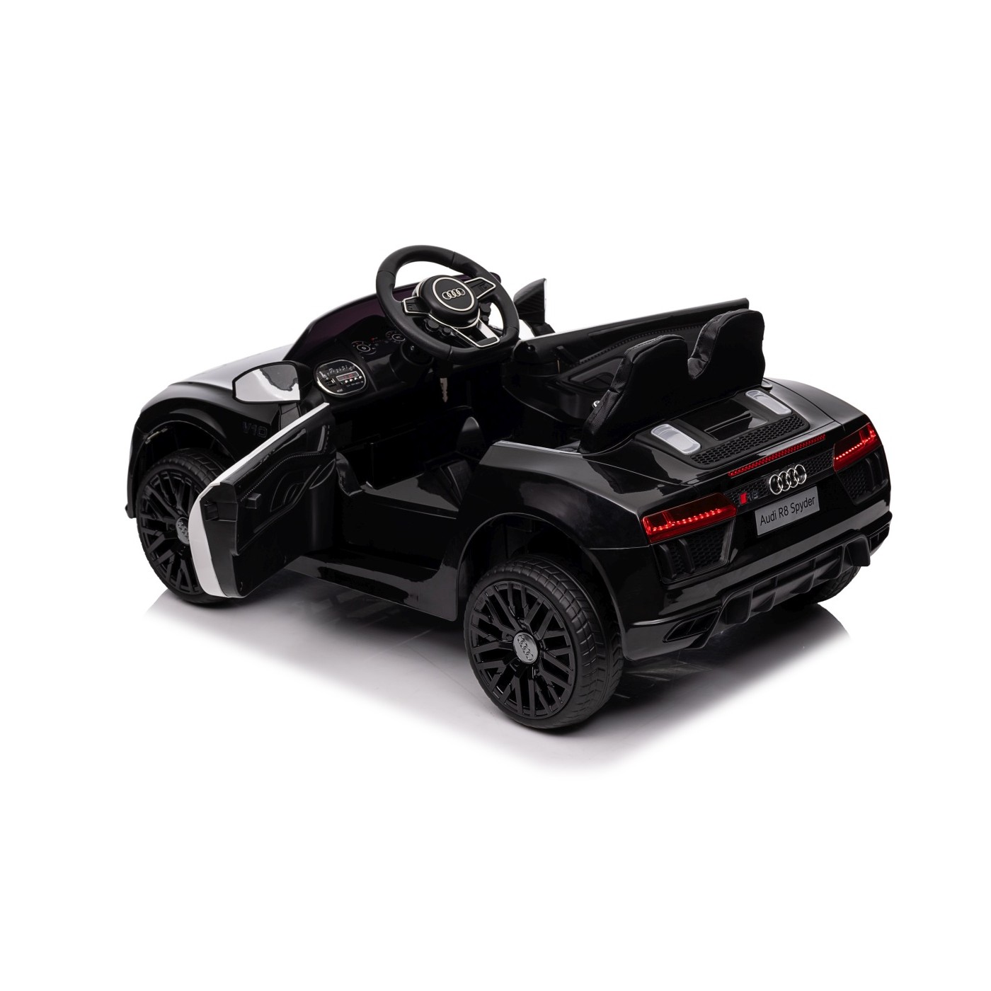 copy of Audi R8 na batériu pre deti Žltý + Ovládač + EVA + Pomalý štart + MP3 LED