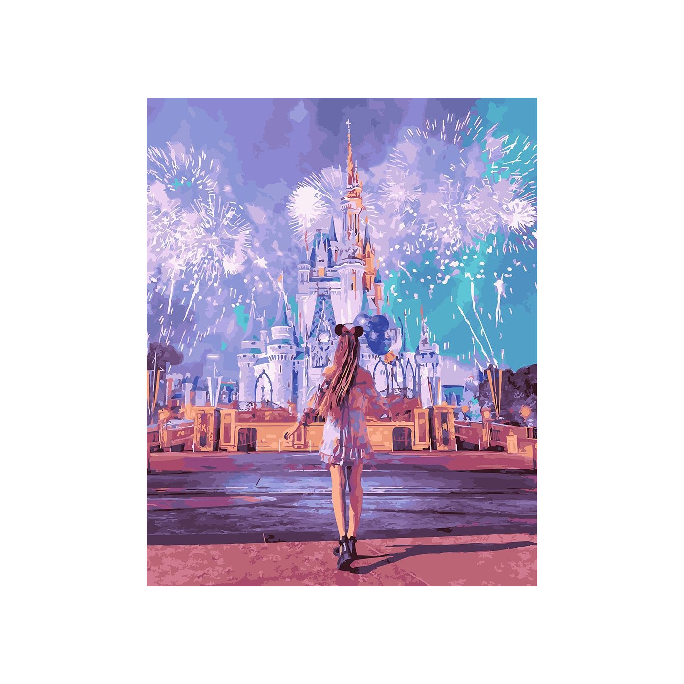 copy of Maľovanie podľa čísiel Toskánska Terasa 40x50 Plátno + Farby + Štetce