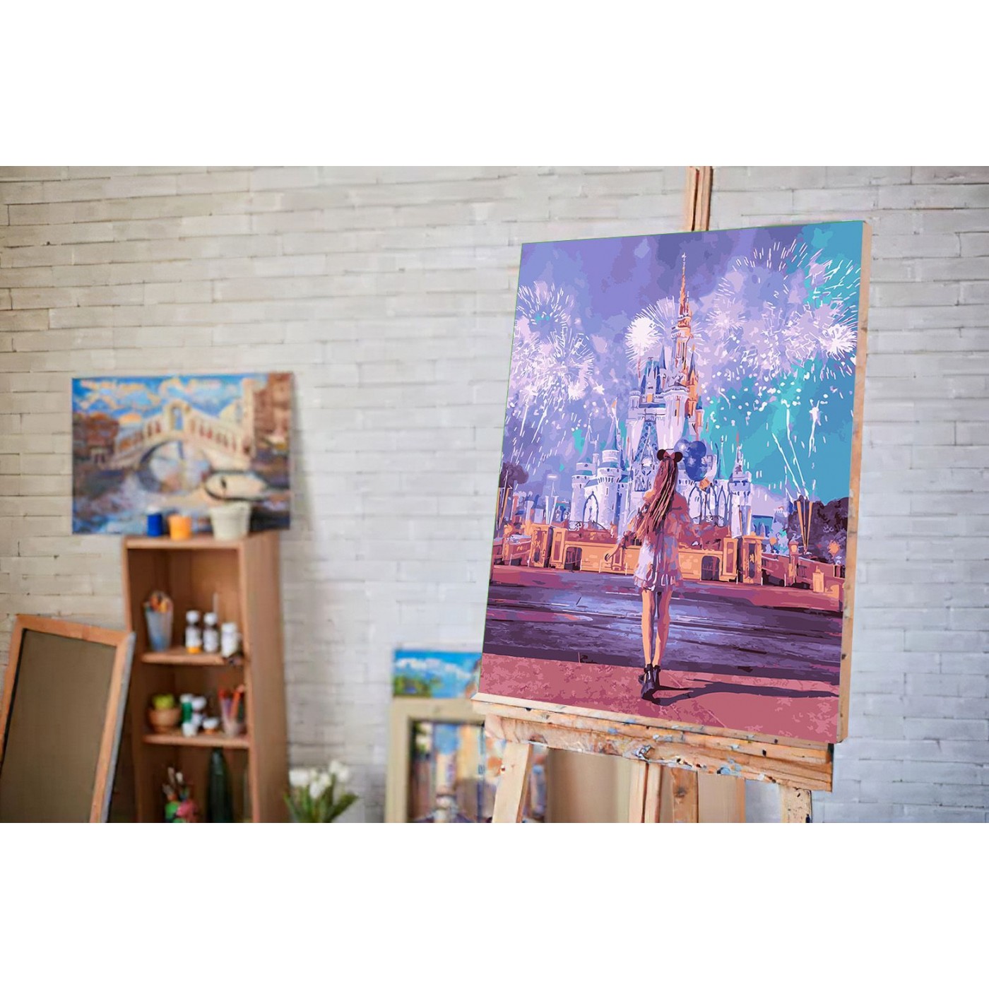 copy of Maľovanie podľa čísiel Toskánska Terasa 40x50 Plátno + Farby + Štetce