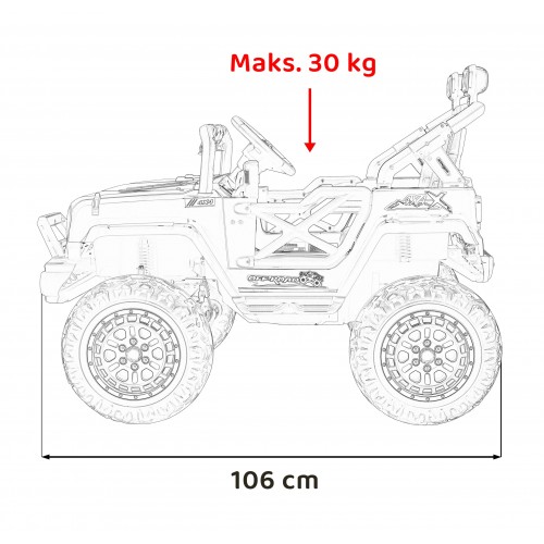 copy of Pojazd Buggy ATV Racing 4x4 Biały