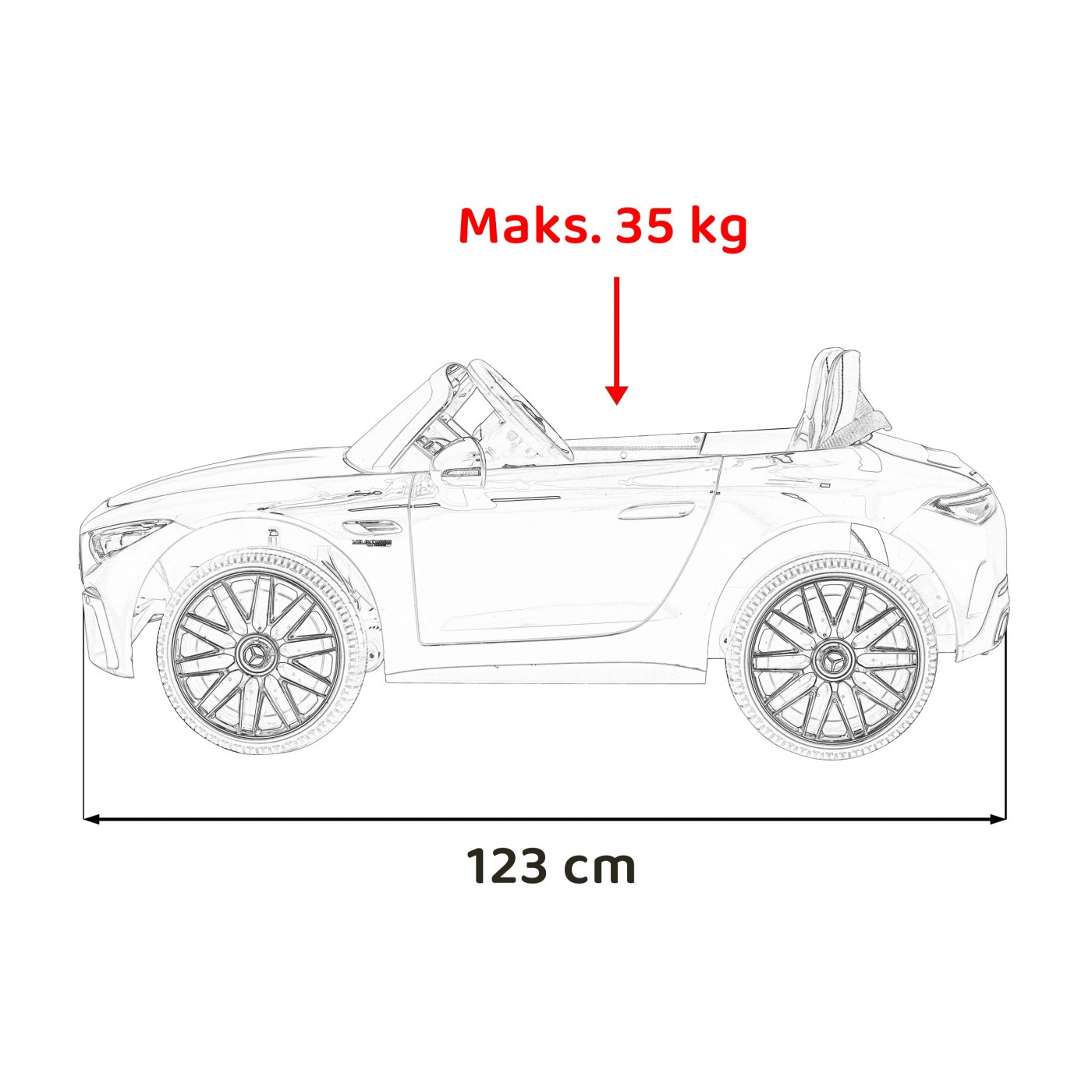 copy of Pojazd Buggy ATV Racing 4x4 Biały