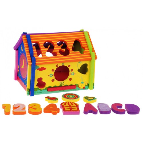 Domček 3D ABC Pena Sorter