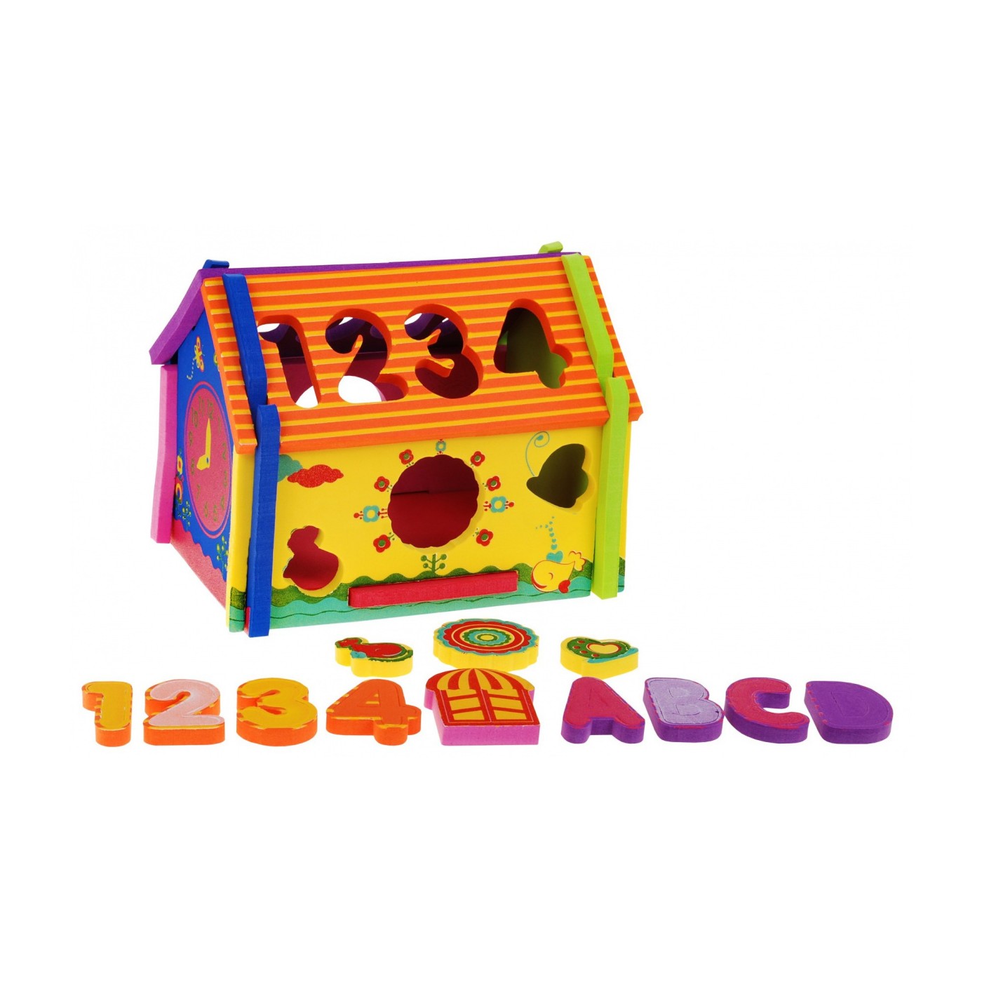 Domček 3D ABC Pena Sorter