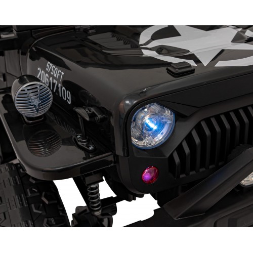 Vozidlo Retro Vojenské POWER Čierny