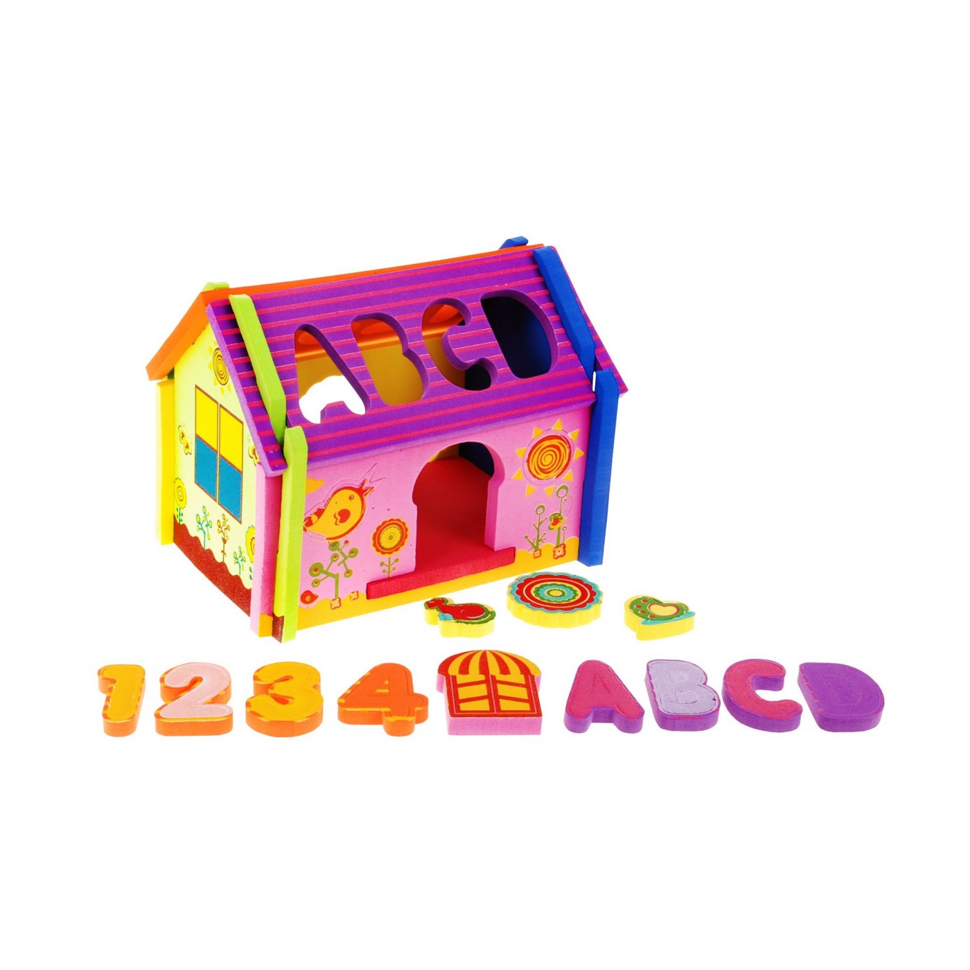 Domček 3D ABC Pena Sorter