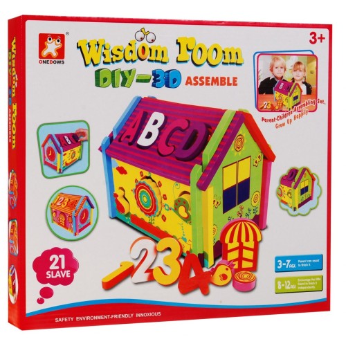 Domček 3D ABC Pena Sorter