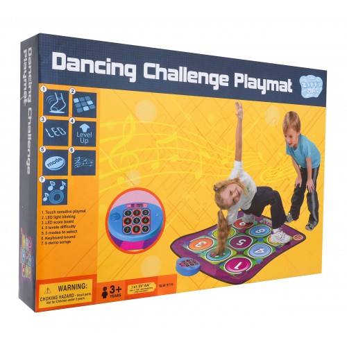 Koberec zručnostná "Čísla" pre deti 3+ Hra na udržanie rovnováhy + 5 úrovní Ruky Nohy