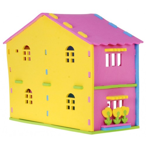 Domček Autíčko Puzzles Pena