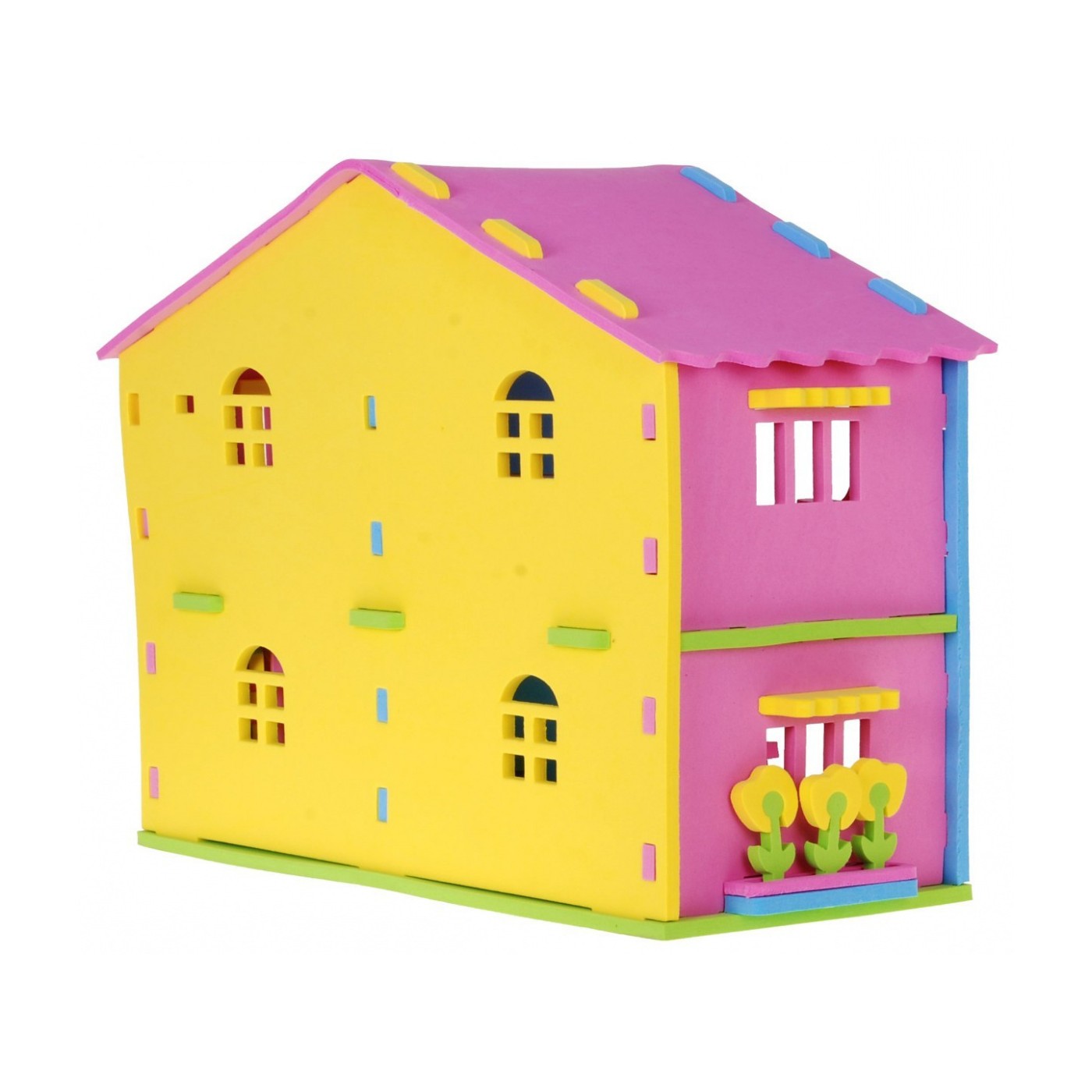 Domček Autíčko Puzzles Pena