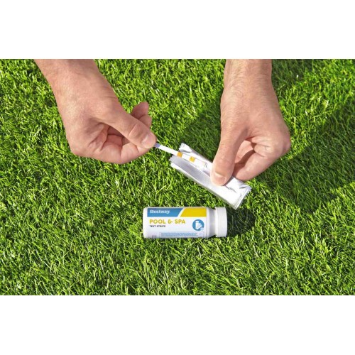 50 Testovacích prúžkov do bazénovej vody BESTWAY pH + Chlór + Alkalita