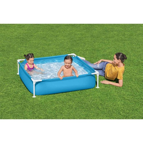 Záhradný Bazén rámový pre deti 2+ BESTWAY Štvorec 122x122x30,5cm
