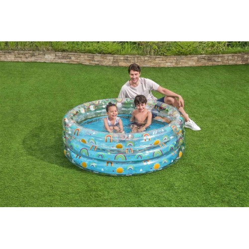 Záhradný bazén pre deti 150x53cm Tropický BESTWAY + Opravná záplata