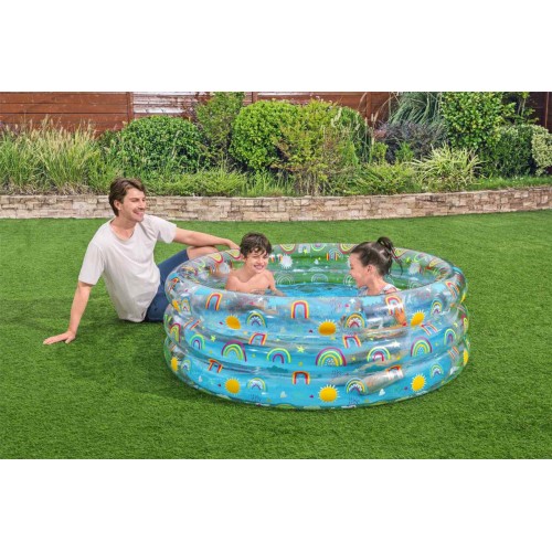 Záhradný bazén pre deti 150x53cm Tropický BESTWAY + Opravná záplata