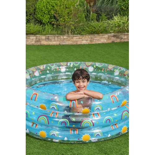 Záhradný bazén pre deti 150x53cm Tropický BESTWAY + Opravná záplata