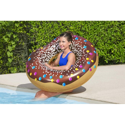 Veľký plávací kruh pre deti Donut BESTWAY 107cm Vinyl