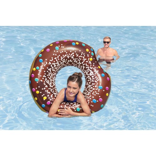 Veľký plávací kruh pre deti Donut BESTWAY 107cm Vinyl