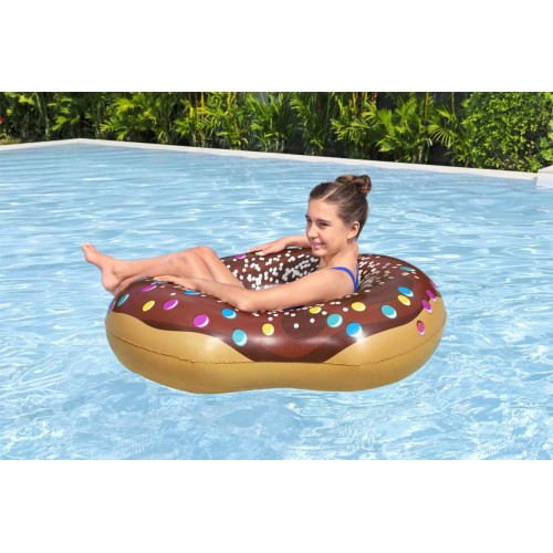 Veľký plávací kruh pre deti Donut BESTWAY 107cm Vinyl