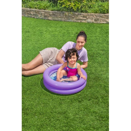 Nafukovací Bazén pre deti Brodík Ružový 61x15cm BESTWAY + Opravná záplata