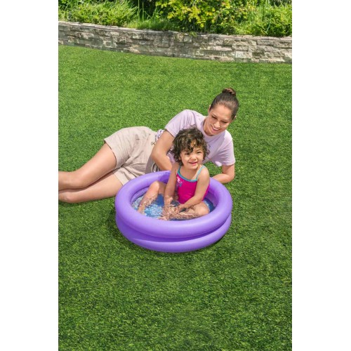 Nafukovací Bazén pre deti Brodík Ružový 61x15cm BESTWAY + Opravná záplata