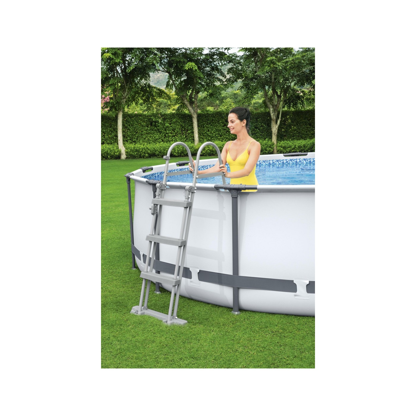 Rebrík do záhradného bazéna BESTWAY 107cm