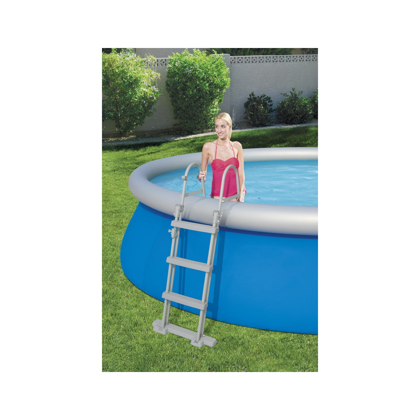 Rebrík do záhradného bazéna BESTWAY 107cm