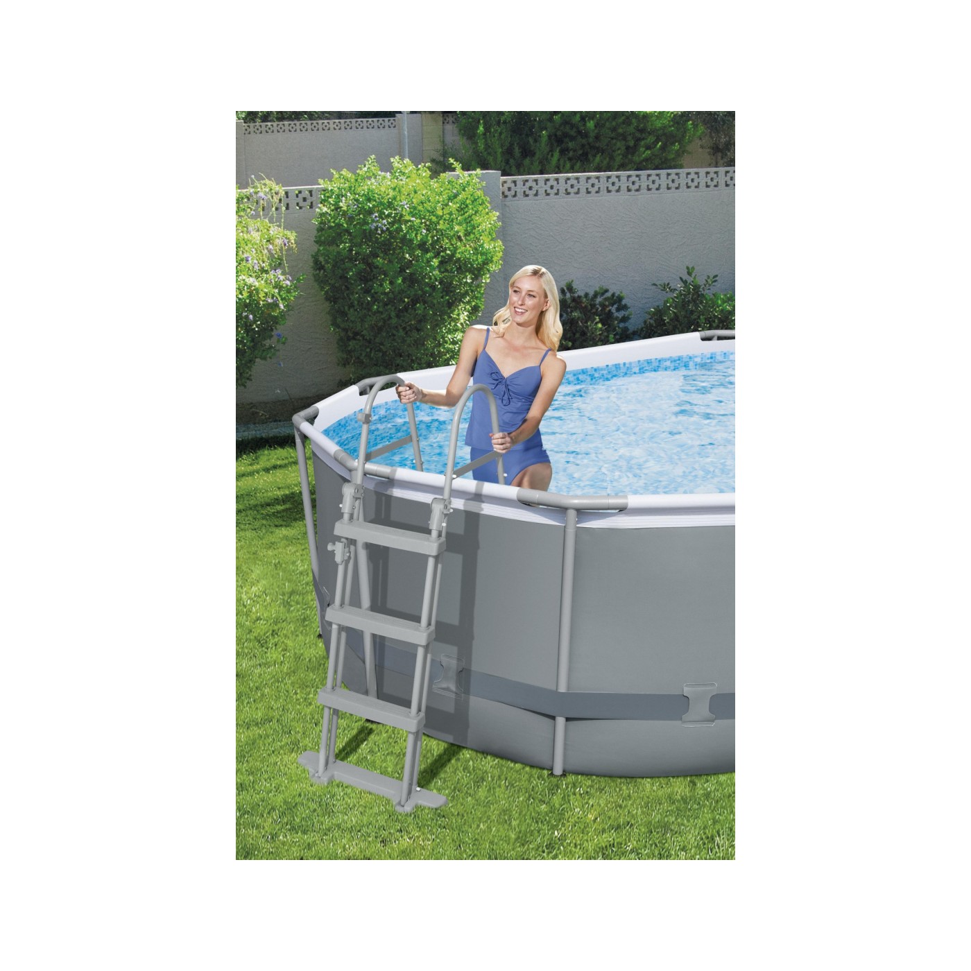 Rebrík do záhradného bazéna BESTWAY 107cm