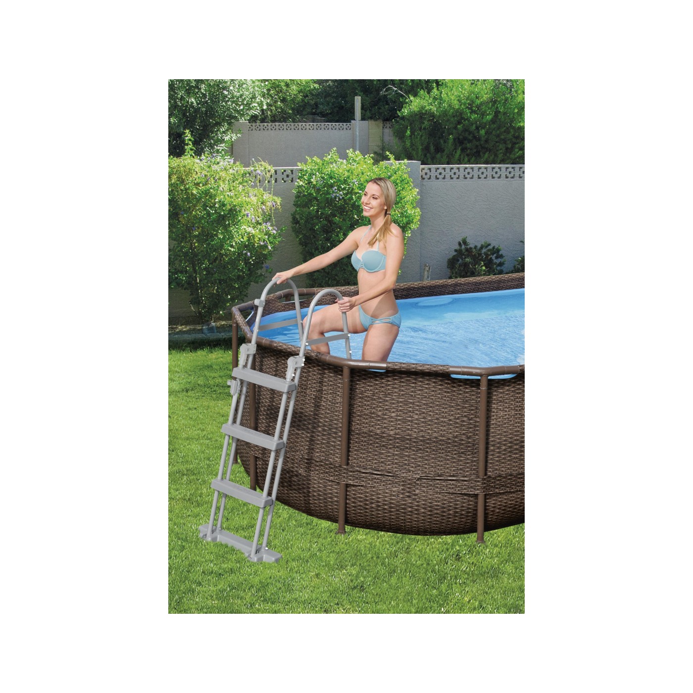 Rebrík do záhradného bazéna BESTWAY 107cm