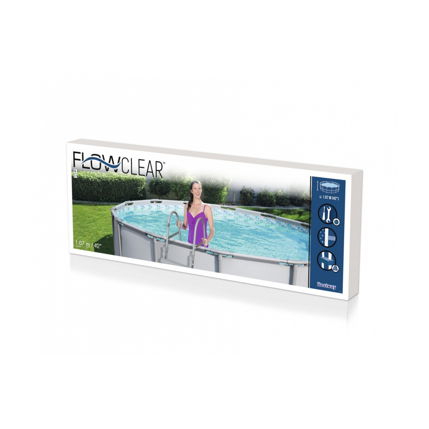 Rebrík do záhradného bazéna BESTWAY 107cm