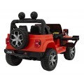copy of Jeep Wrangler Rubicon na akumulator dla dzieci Zielony + Pilot + Radio MP3 LED + Koła EVA