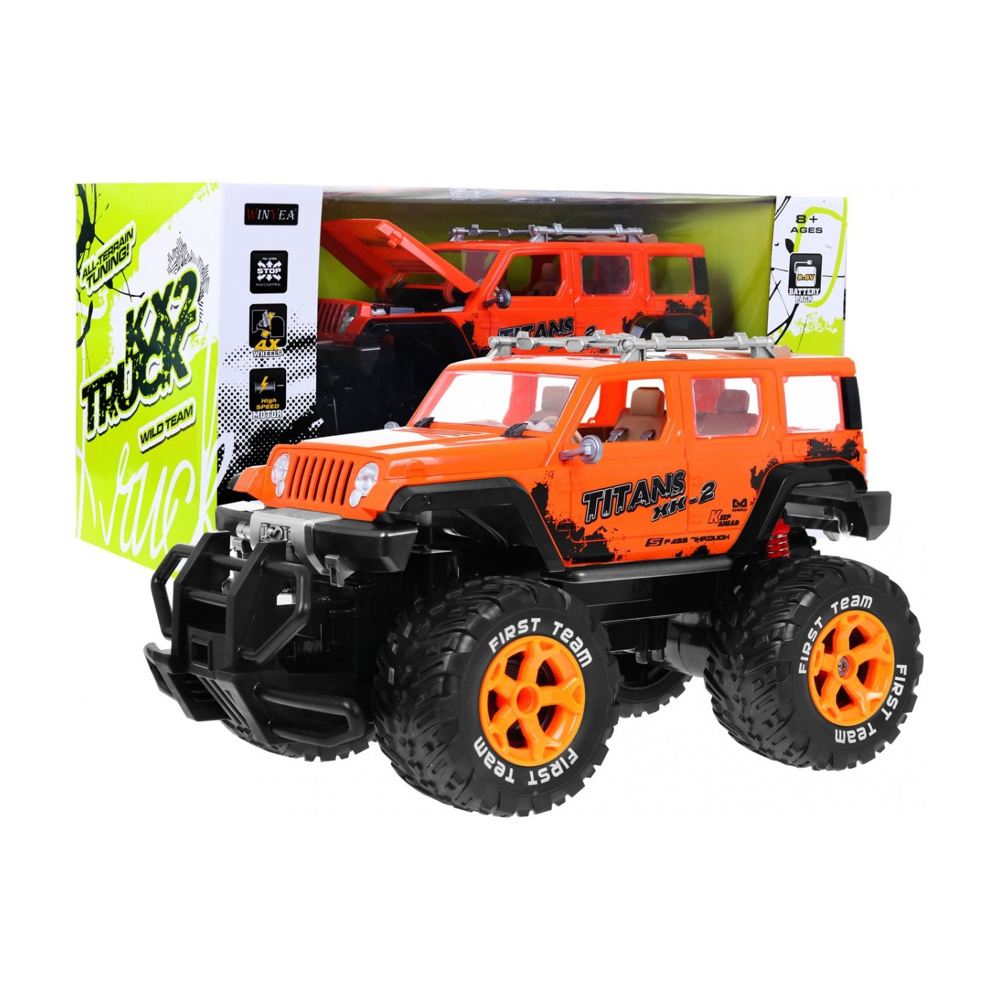 Autíčko R C AllRoad 1 12 Oranžové