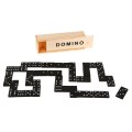 Drevené Domino pre dospelých a deti 3+ Stolová hra na pozornosť