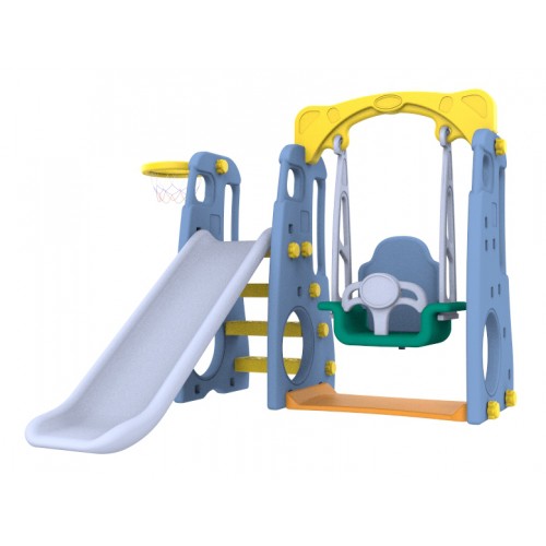 copy of Záhradná šmykľavka 3v1 Hojdačka Basketbal pre deti Modrá