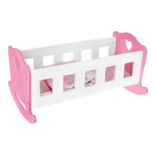 Drevená Postieľka-Hojdačka 2v1