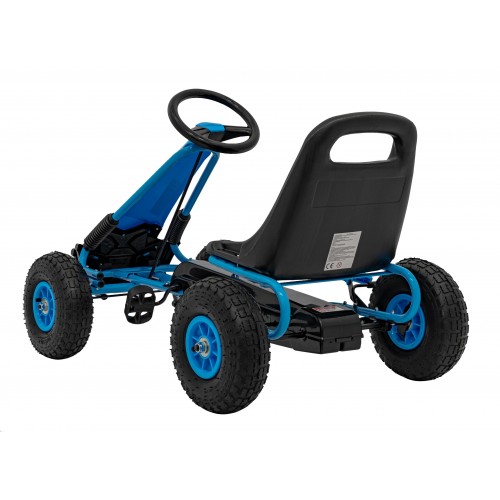 copy of Motokára Air na pedále pre deti 3+ Zelená + Nafukovacie pneumatiky + Regulovateľné sedadlo