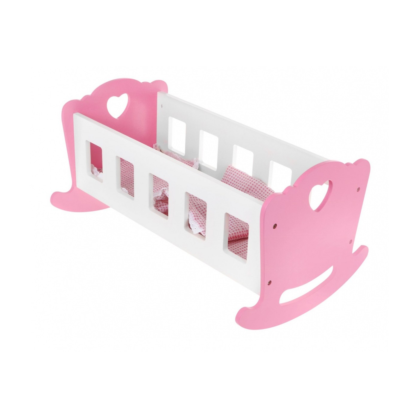 Drevená Postieľka-Hojdačka 2v1