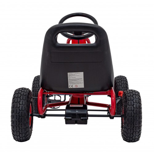 copy of Motokára Air na pedále pre deti 3+ Zelená + Nafukovacie pneumatiky + Regulovateľné sedadlo