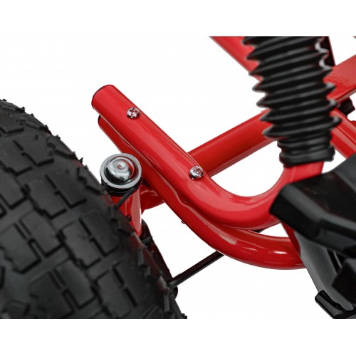 copy of Motokára Air na pedále pre deti 3+ Zelená + Nafukovacie pneumatiky + Regulovateľné sedadlo