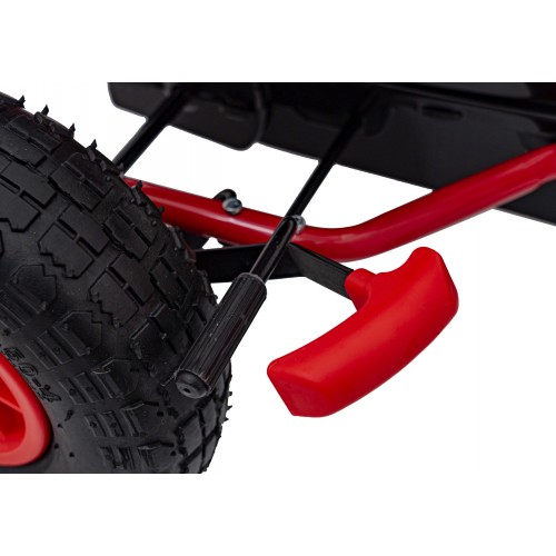 copy of Motokára Air na pedále pre deti 3+ Zelená + Nafukovacie pneumatiky + Regulovateľné sedadlo