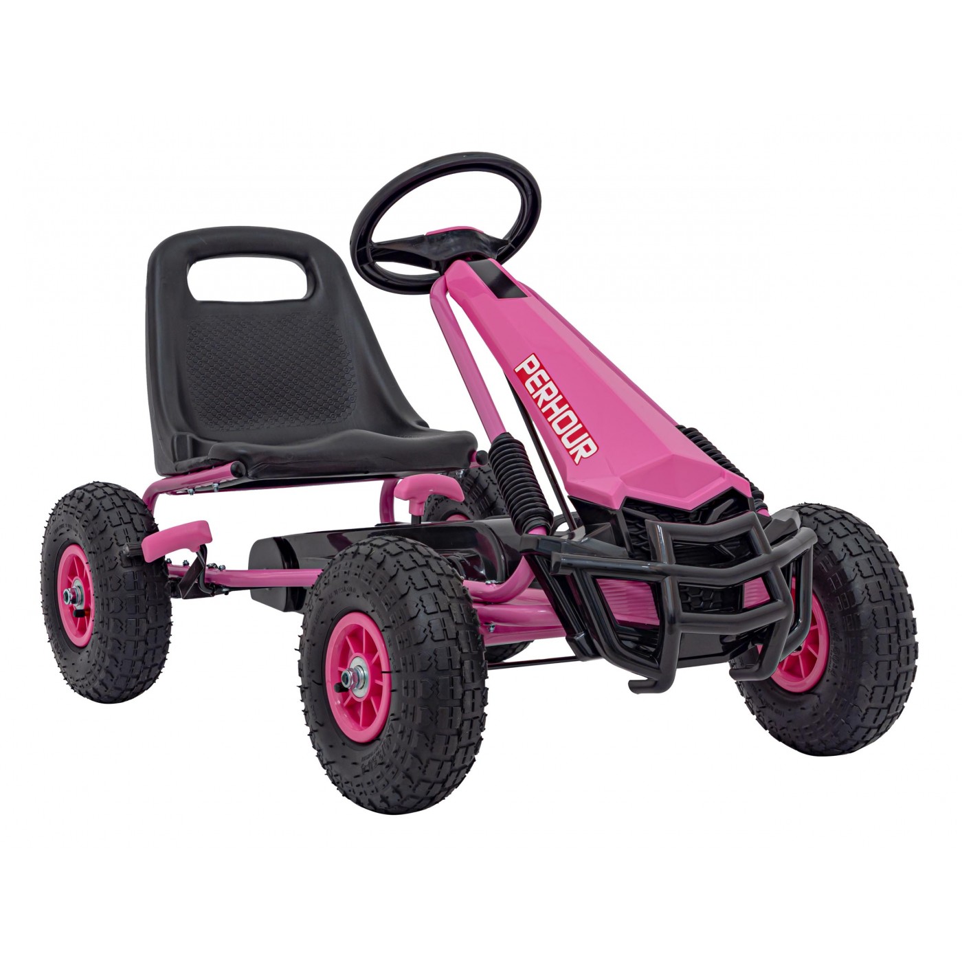 copy of Motokára Air na pedále pre deti 3+ Zelená + Nafukovacie pneumatiky + Regulovateľné sedadlo